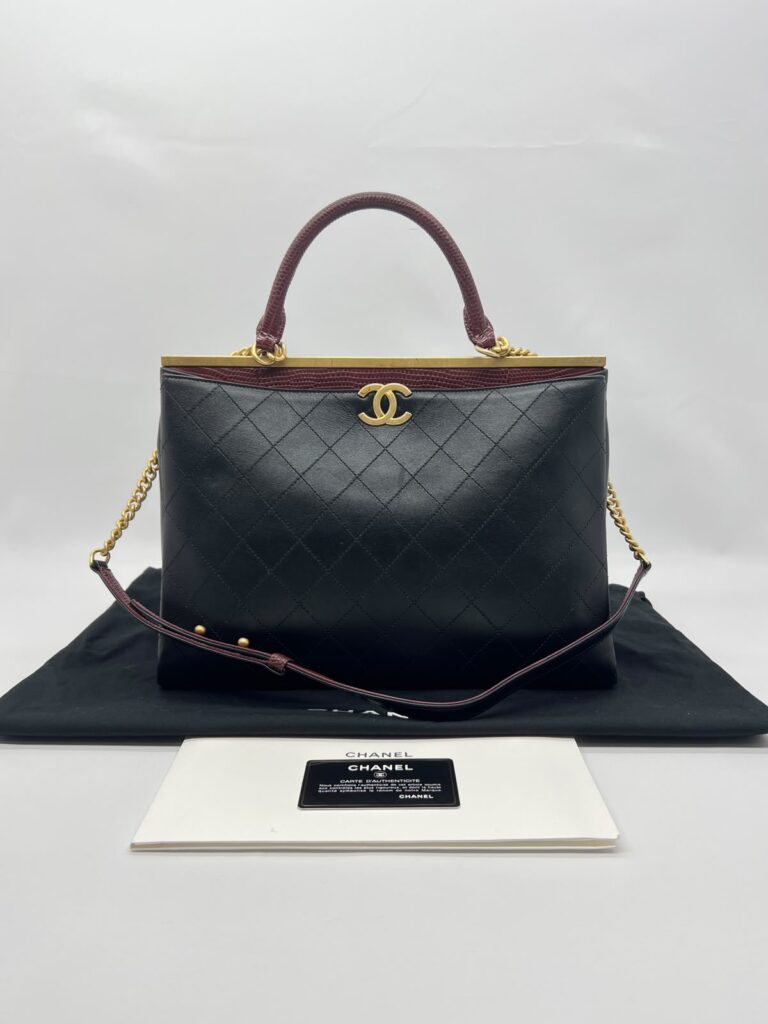 Coco Luxe Large Black GHW