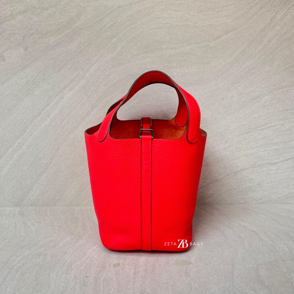 Hermes Pitcoin 18 Clemence Rose Jaipur PHW