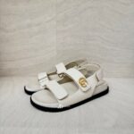 Gucci Moritz Charlotte Sandals Beige GHW