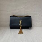 Saint Laurent Kate Tassel Black GHW