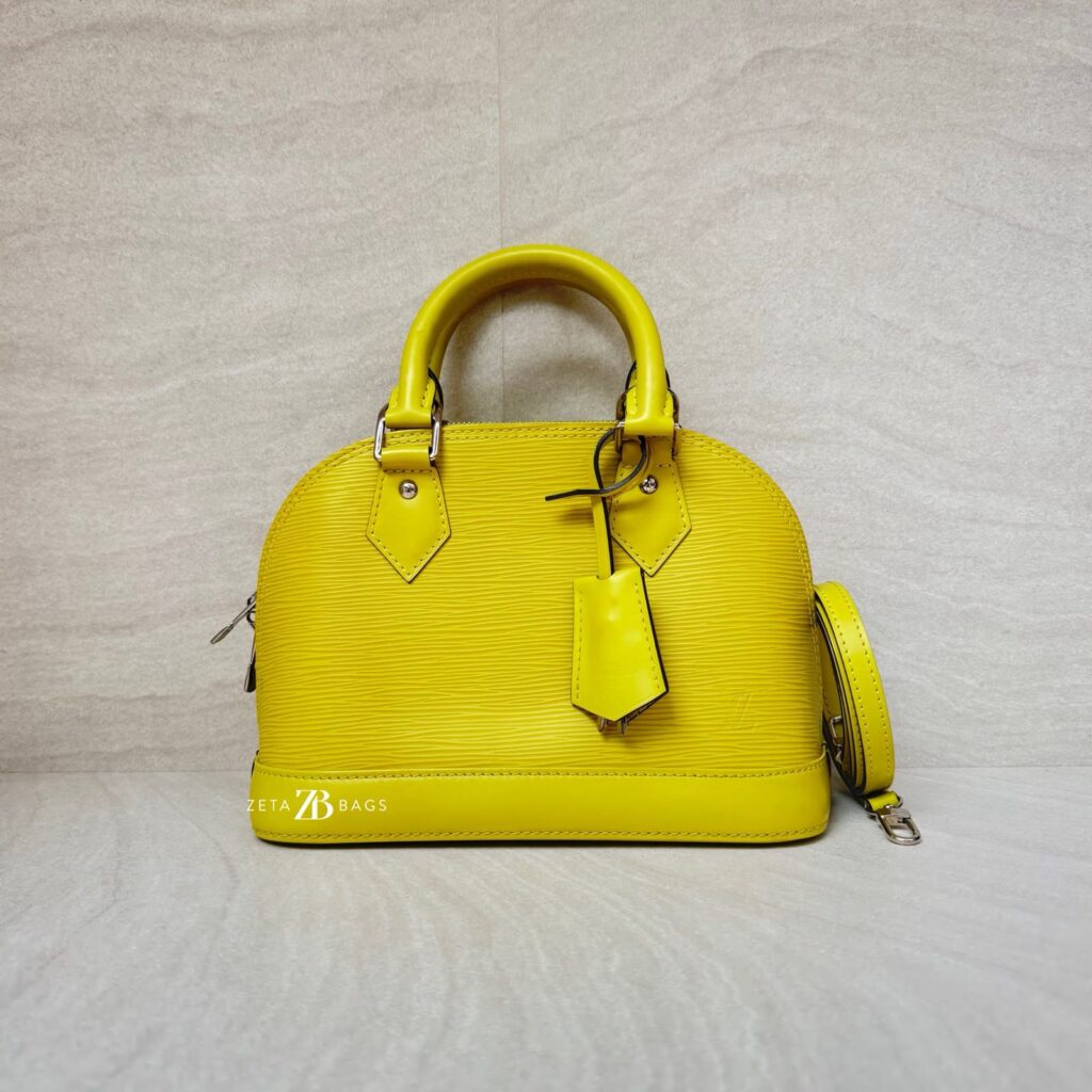 Louis Vuitton Alma BB Epi Pistache SHW