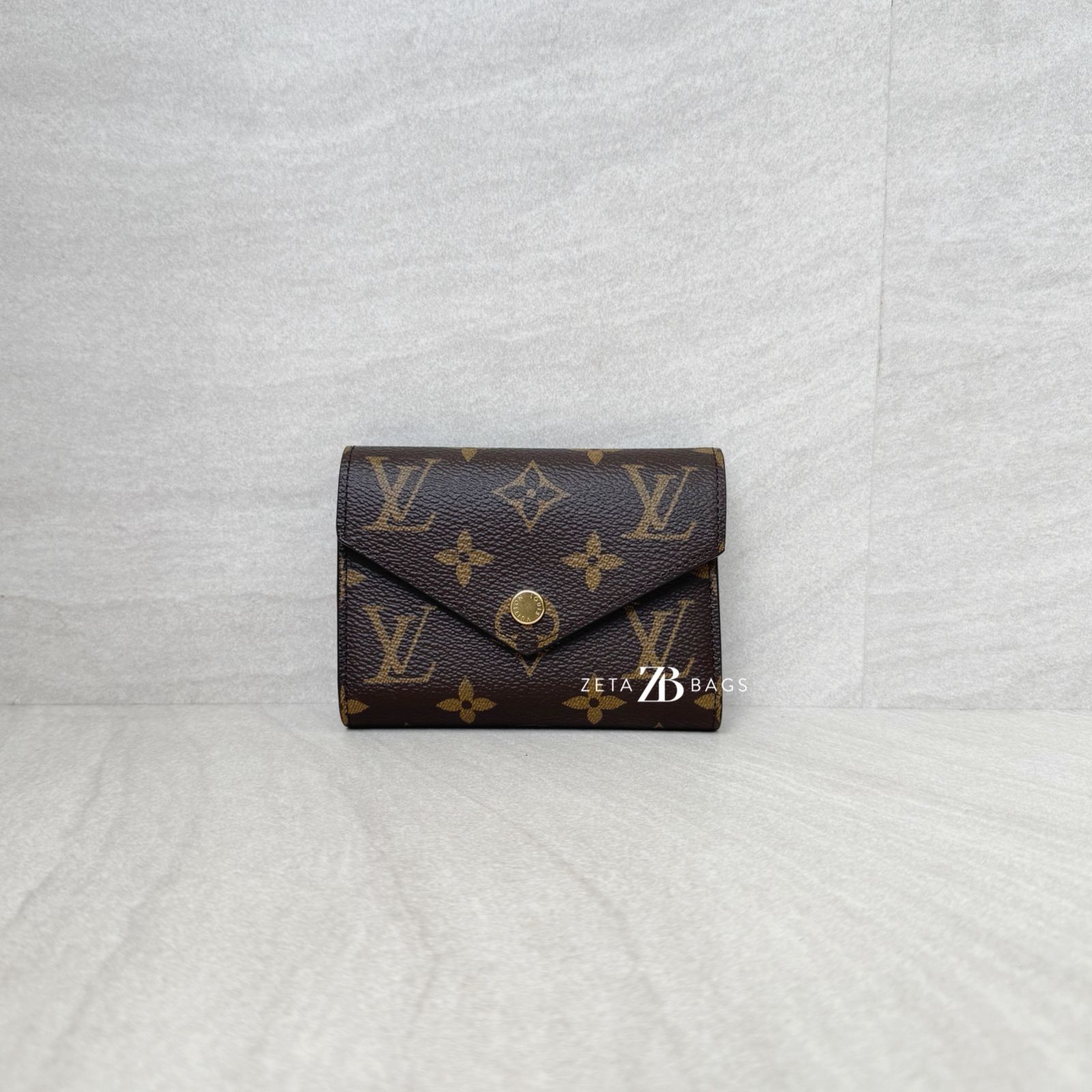 Louis Vuitton Victorine Wallet Monogram Caramel GHW
