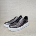 Louis Vuitton Beverly Hills Sneakers Vernis Monogram Dark Silver