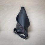 Loewe Anton Sling Logo Debossed Leather Black SHW
