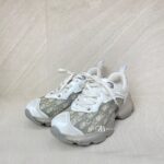 Dior Vibe Sneakers Oblique Gray Rubber