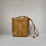 Bottega Veneta Small Cassette Bucket Camel