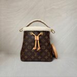 Louis Vuitton Neo Noe BB Monogram Shearling Cozygram With Chip