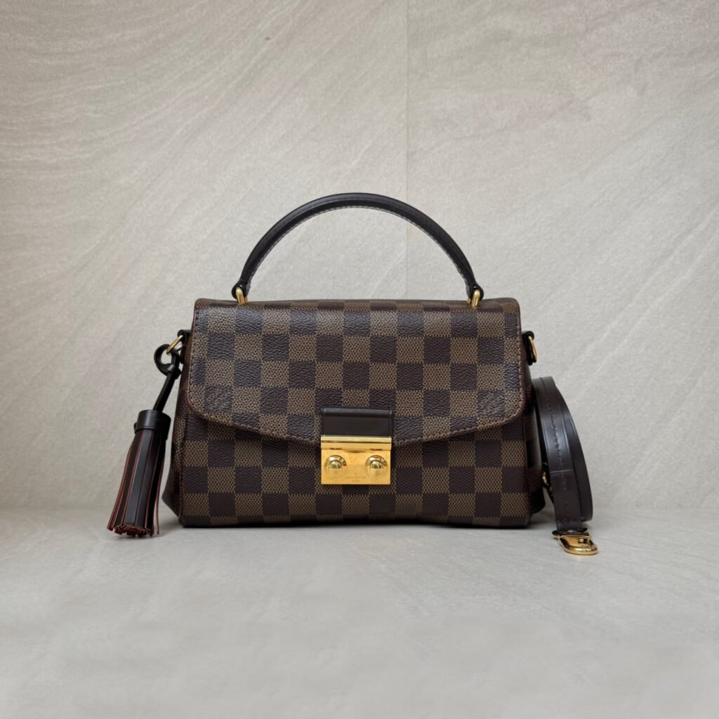 Louis Vuitton Croisette Damier Ebene Gold Hardware