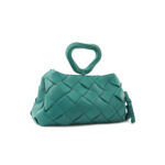 Bottega Veneta Grasp Top Handle Intrecciato Green