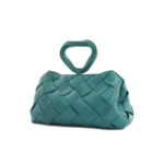 Bottega Veneta Grasp Top Handle Intrecciato Green