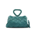 Bottega Veneta Grasp Top Handle Intrecciato Green