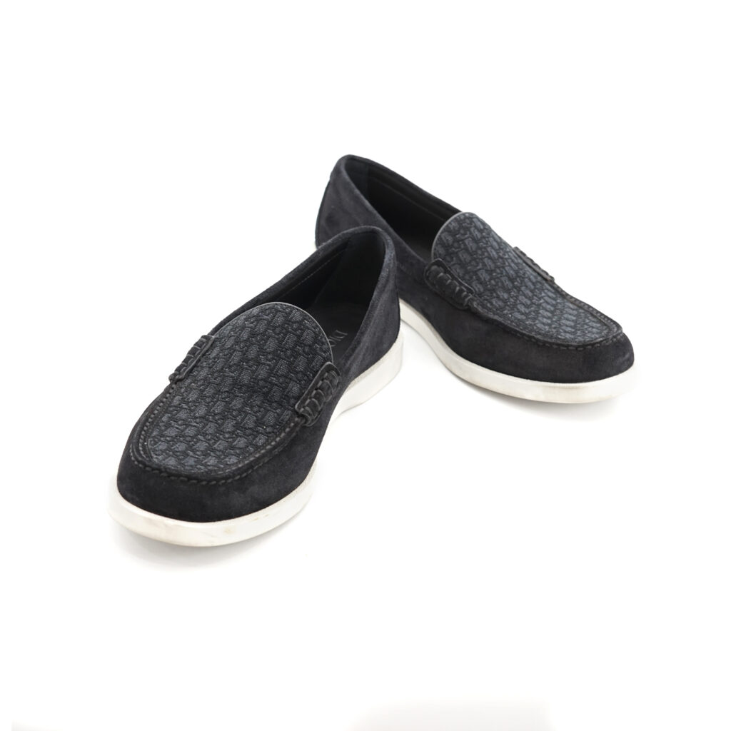 Dior Granville Loafer Black Suide Oblique Jacquard