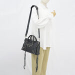 Balenciaga Small Classic City Agneau Dark Grey SHW