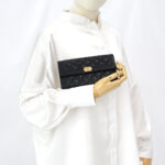 Chanel Boy Long Wallet Black Caviar GHW