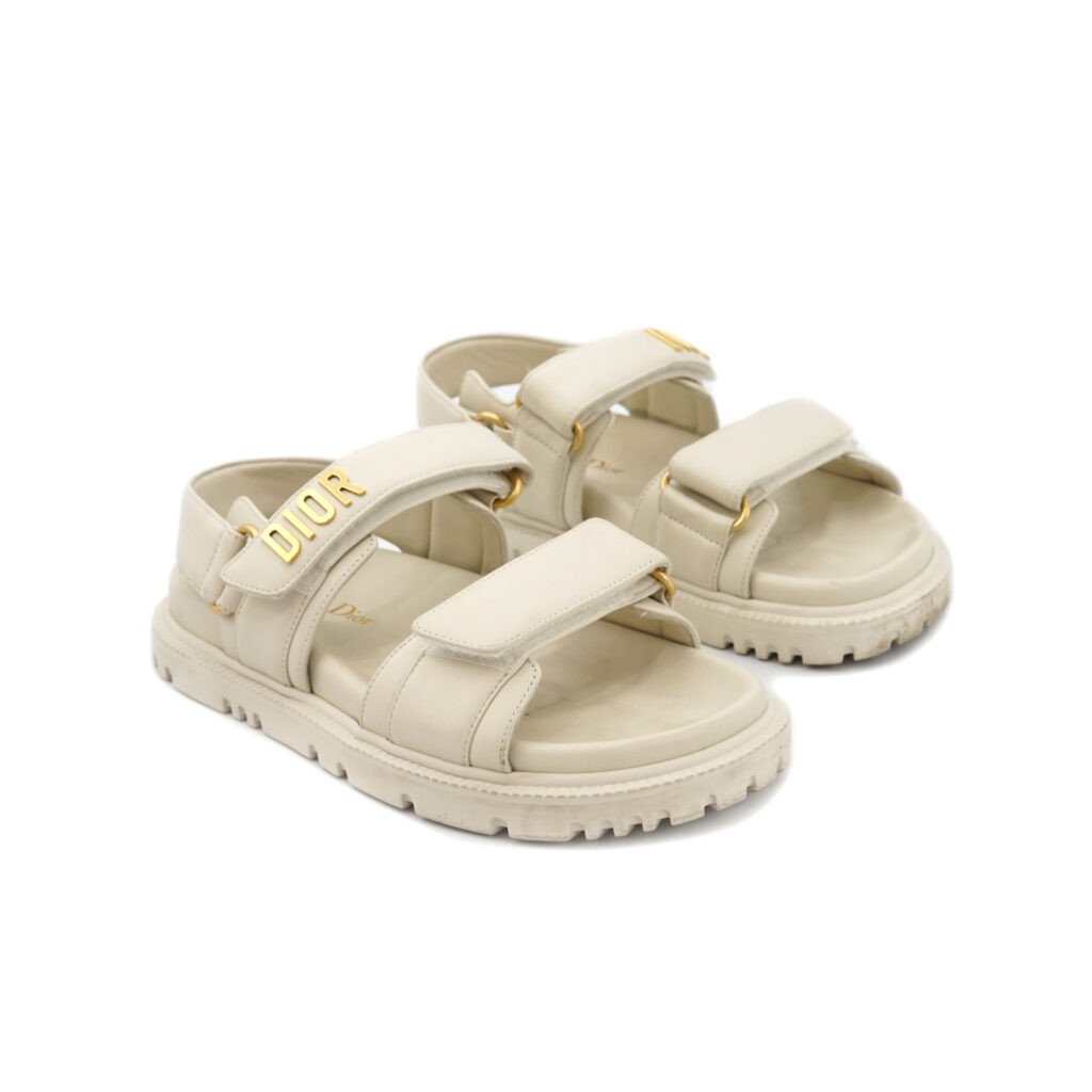 Dior Dioract Sandal Off White