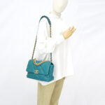 Chanel C19 Large Lambskin Green Tosca