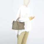 Balenciaga Small City Edge Mink Grey SHW