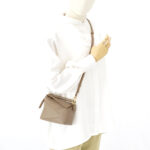 Loewe Mini Puzzle Edge Grained Taupe GHW