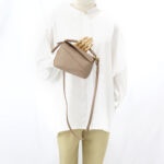 Loewe Mini Puzzle Edge Grained Taupe GHW