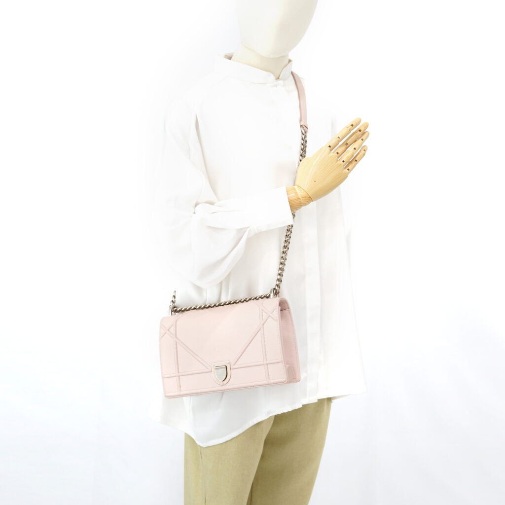 Dior Diorama Medium Light Pink SHW