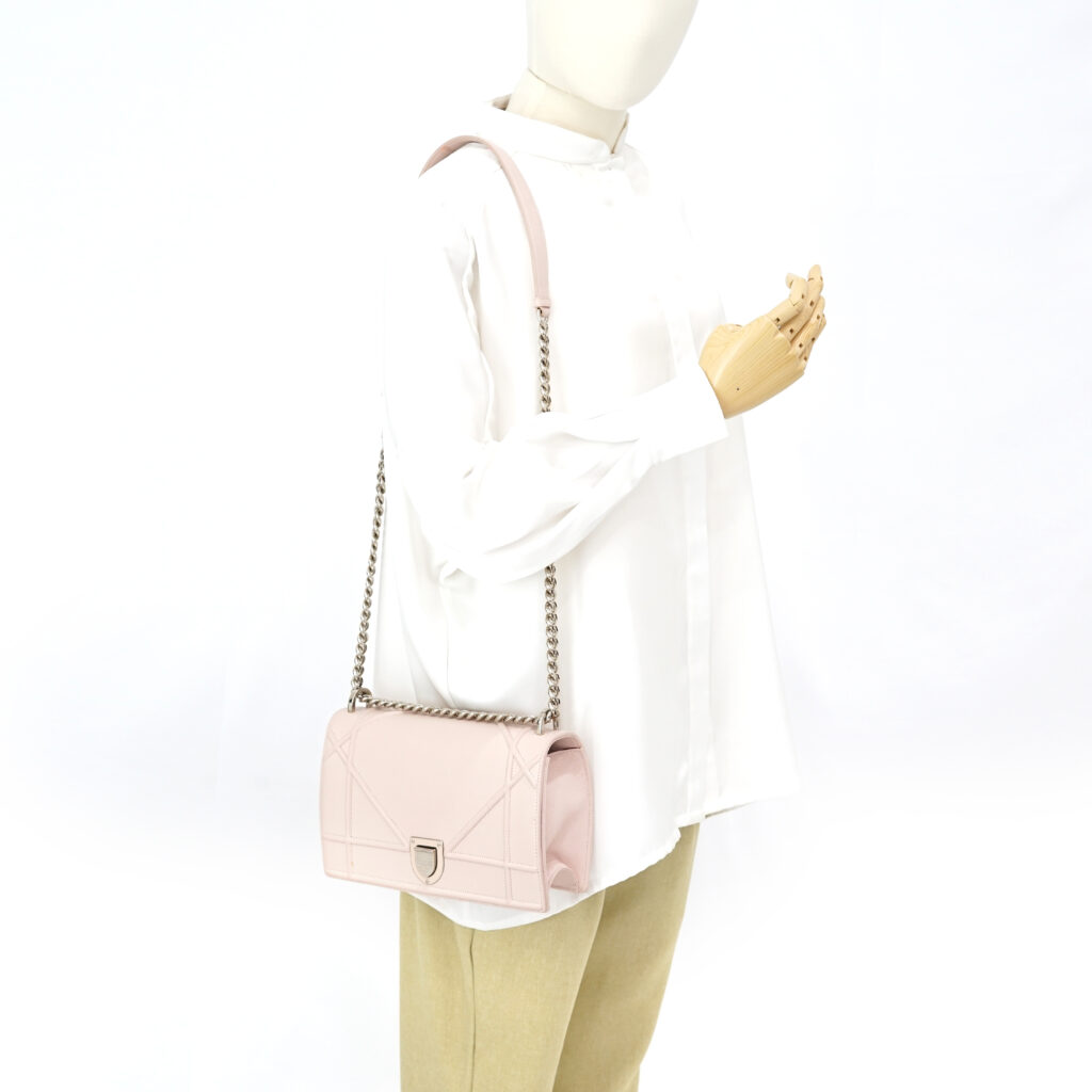 Dior Diorama Medium Light Pink SHW