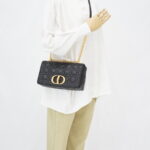 Dior Medium Caro Black GHW