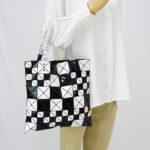 Bao Bao Prism Tote Bag Black white