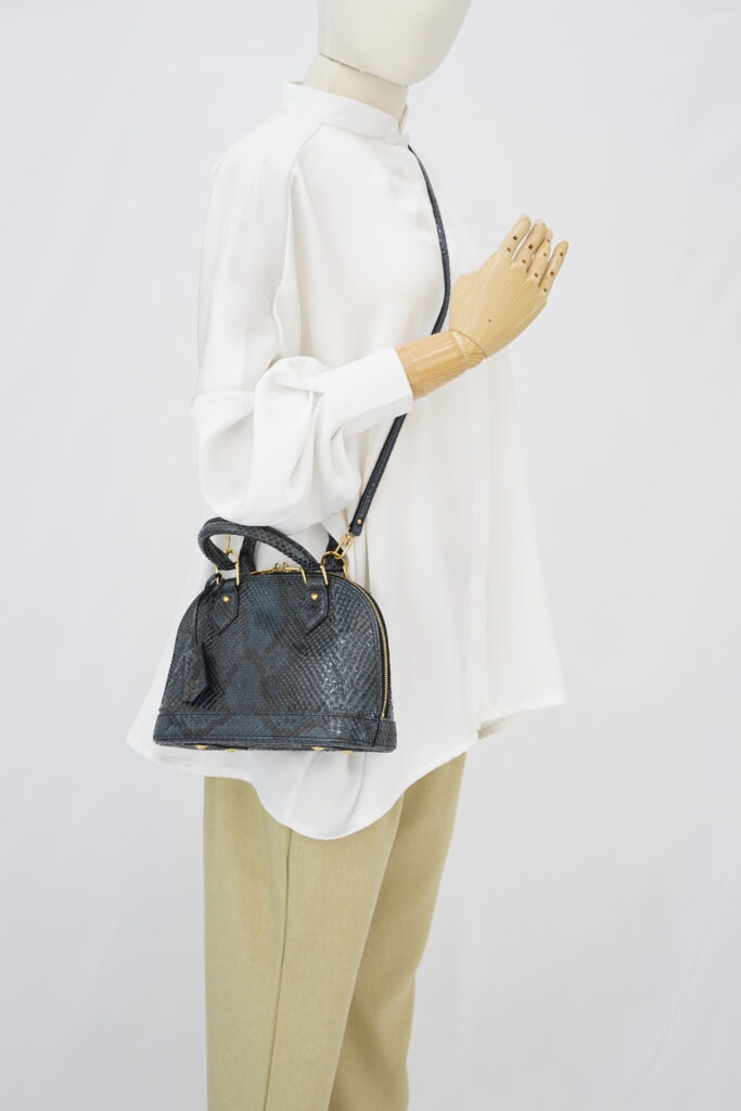 Louis Vuitton Alma BB Phython Navy GHW