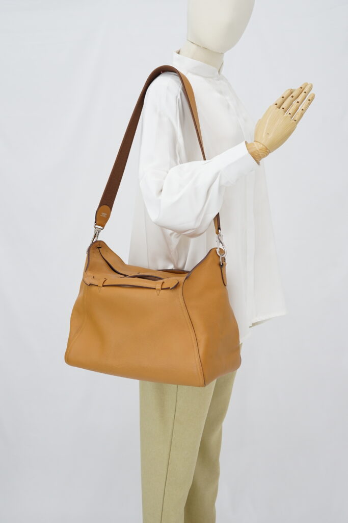 Hermes Sac Over Evercolor Caramel PHW