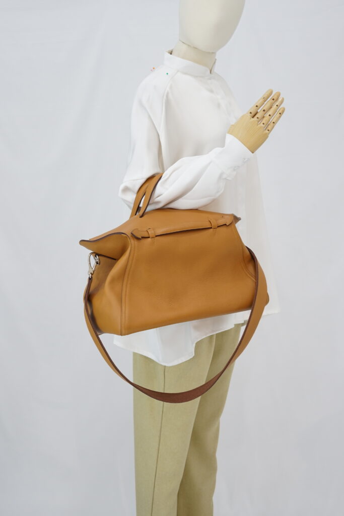 Hermes Sac Over Evercolor Caramel PHW