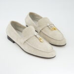 Loro Piana Joan Charms Loafer Suede Sunrise Clouds GHW