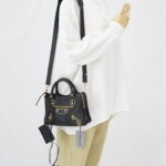 Balenciaga Mini City Edge Chevre Black GHW