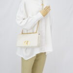 Dior Medium Caro White Gold Hardware