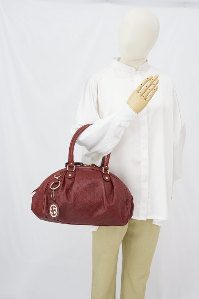 Gucci Sukey GG Canvas Red GHW