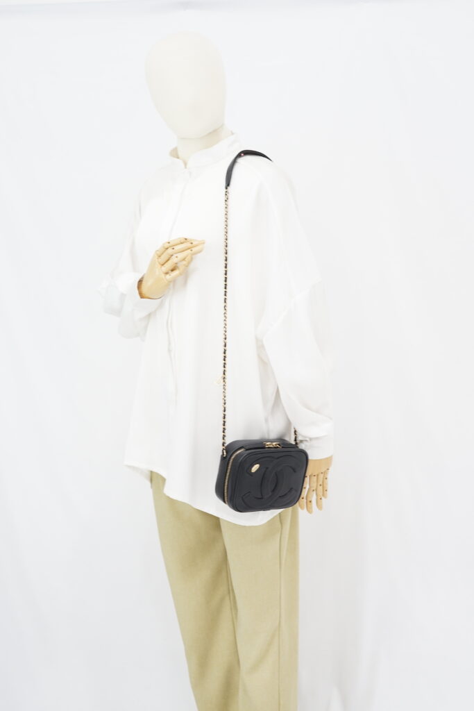 Chanel CC Mania Camera Case Black GHW