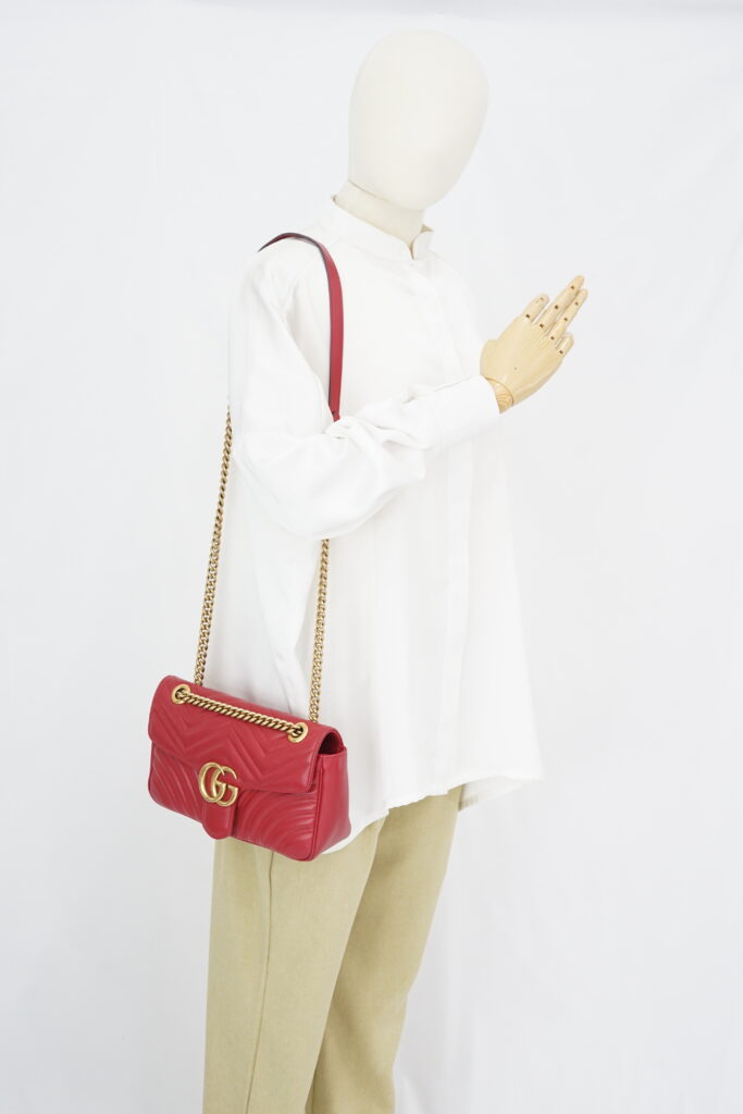 Gucci Marmont Small Red GHW