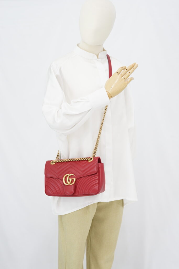 Gucci Marmont Small Red GHW