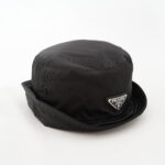 Prada Bucket Hat Nylon Black SHW