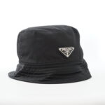 Prada Bucket Hat Nylon Black SHW