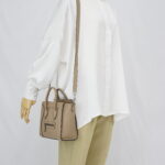 Celine Mini Luggage Taupe Caramel SHW