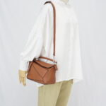 Loewe Puzzle Small Calfskin Tan SHW