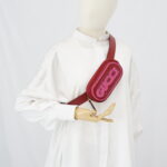 Gucci Belt Bag Crinkled Red Pink