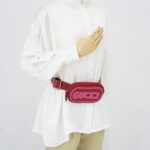 Gucci Belt Bag Crinkled Red Pink
