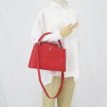 Louis Vuitton Capucines PM Taurillon Red SHW
