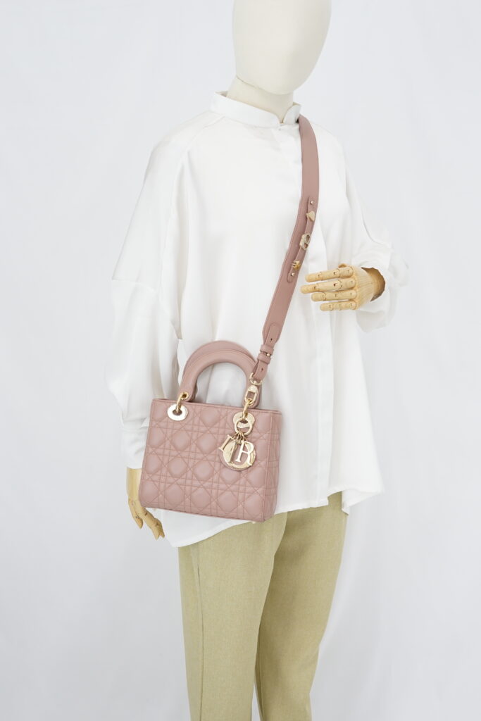 Dior Lady Dior Small Nude GHW