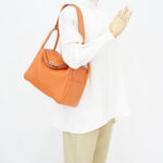 Hermes Lindy 30 Clemence Orange PHW