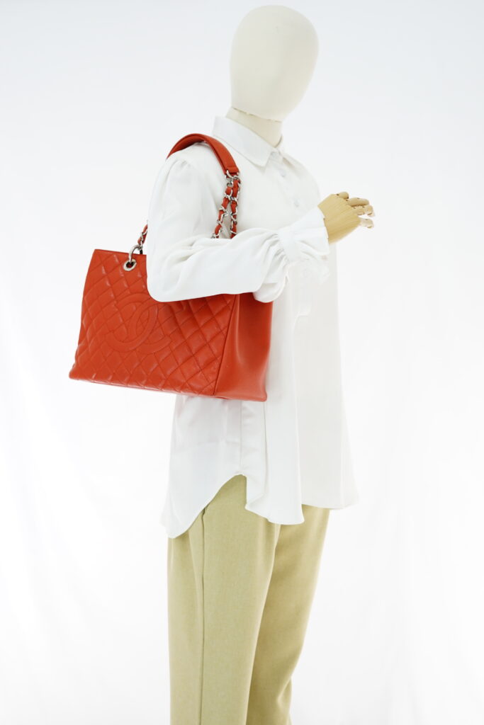 Chanel GST Caviar Orange SHW