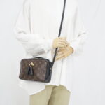 Louis Vuitton Saintonge Monogram Black GHW