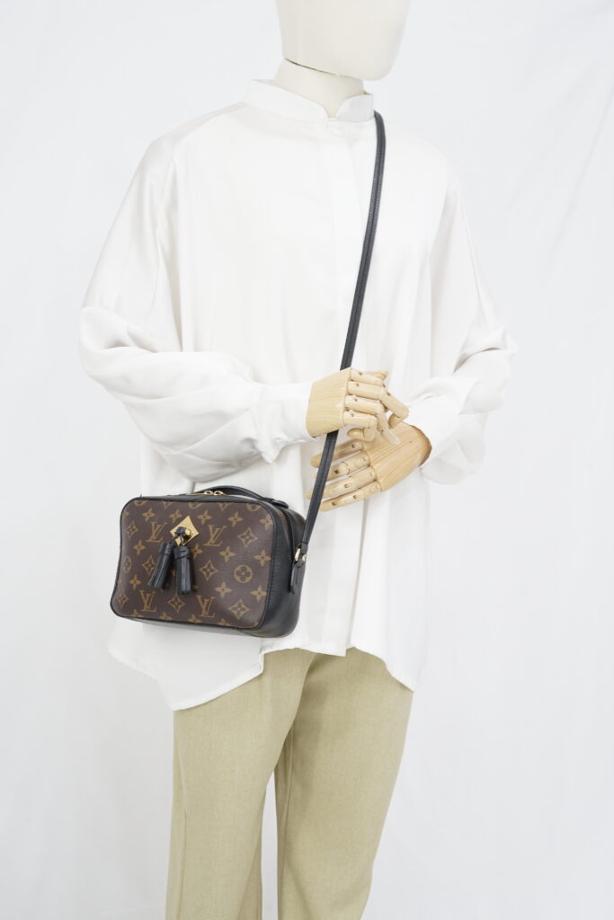 Louis Vuitton Saintonge Monogram Black GHW