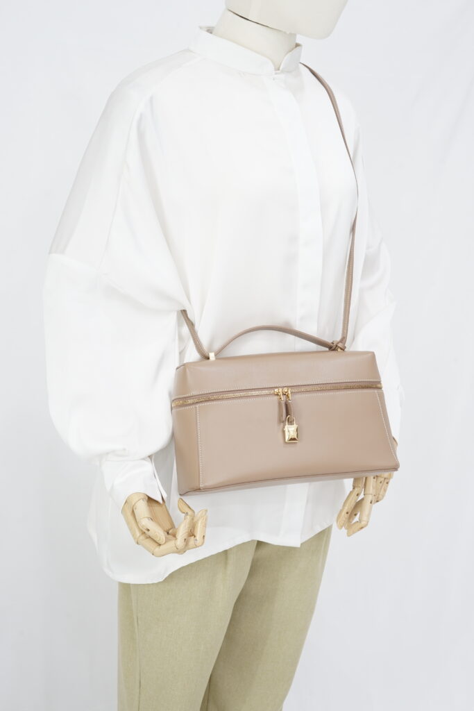 Loro Piana Extra Bag L27 Nude GHW